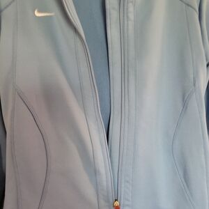 Nike Women's Sky Blue Full-Zip Utility Jacket